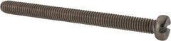 Value Collection - M6x1.00 Metric Coarse, 70mm Length Under Head Slotted Drive Machine Screw - Fillister Head, Grade 18-8 & A2 Stainless Steel, Uncoated, Without Washer - Exact Tool & Supply