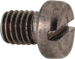 Value Collection - M8x1.25 Metric Coarse, 10mm Length Under Head Slotted Drive Machine Screw - Fillister Head, Grade 18-8 & A2 Stainless Steel, Uncoated, Without Washer - Exact Tool & Supply