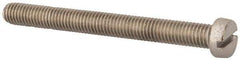 Value Collection - M8x1.25 Metric Coarse, 80mm Length Under Head Slotted Drive Machine Screw - Fillister Head, Grade 18-8 & A2 Stainless Steel, Uncoated, Without Washer - Exact Tool & Supply