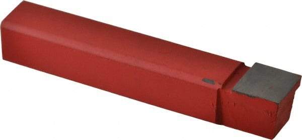 Interstate - 3/4 x 3/4" Shank, Square Nose Single Point Tool Bit - C-12, Grade C2 - Exact Tool & Supply
