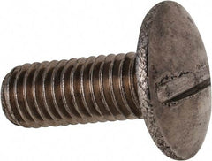Value Collection - M8x1.25 Metric Coarse, 20mm Length Under Head Slotted Drive Machine Screw - Truss Head, Grade 18-8 & A2 Stainless Steel, Uncoated, Without Washer - Exact Tool & Supply