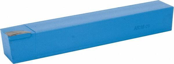 Interstate - 1 x 1" Shank, Square Shoulder Turning Single Point Tool Bit - AR-16, Grade C6 - Exact Tool & Supply