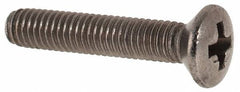 Value Collection - M3x0.50 Metric Coarse, 16mm OAL Phillips Drive Machine Screw - Oval Head, Grade 18-8 & A2 Stainless Steel, Uncoated, Without Washer - Exact Tool & Supply