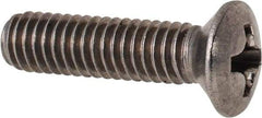 Value Collection - M4x0.70 Metric Coarse, 16mm OAL Phillips Drive Machine Screw - Oval Head, Grade 18-8 & A2 Stainless Steel, Uncoated, Without Washer - Exact Tool & Supply
