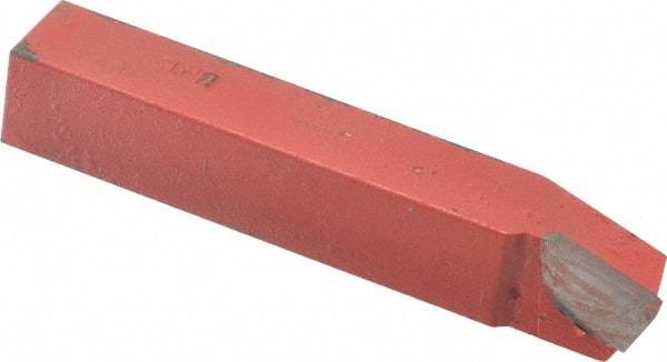 Interstate - 3/4 x 3/4" Shank, Lead Angle Turning Single Point Tool Bit - BR-12, Grade C6 - Exact Tool & Supply