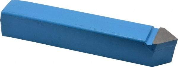 Interstate - 1 x 1" Shank, Pointed Nose Single Point Tool Bit - D-16, Grade C6 - Exact Tool & Supply