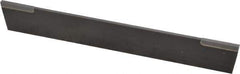 Made in USA - 3/32 Inch Wide x 11/16 Inch High x 5 Inch Long, Parallel Blade, Cutoff Blade - Micrograin Grade, Bright Finish - Exact Tool & Supply