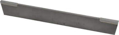 Made in USA - 1/8 Inch Wide x 11/16 Inch High x 5 Inch Long, Parallel Blade, Cutoff Blade - Micrograin Grade, Bright Finish - Exact Tool & Supply