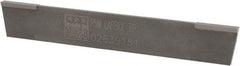 Made in USA - 3/16 Inch Wide x 7/8 Inch High x 6 Inch Long, Parallel Blade, Cutoff Blade - Micrograin Grade, Bright Finish - Exact Tool & Supply