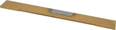 Made in USA - 3/32 Inch Wide x 1/2 Inch High x 4-1/2 Inch Long, Parallel Blade, Cutoff Blade - Micrograin Grade, TiN Coated - Exact Tool & Supply