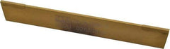 Empire - 3/32 Inch Wide x 11/16 Inch High x 5 Inch Long, Parallel Blade, Cutoff Blade - C6 Grade, TiN Coated - Exact Tool & Supply