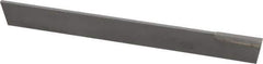 Made in USA - 3/32 Inch Wide x 1/2 Inch High x 4-1/2 Inch Long, Parallel Blade, Cutoff Blade - C2 Grade, Bright Finish - Exact Tool & Supply