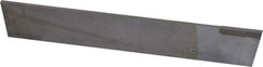 Made in USA - 1/8 Inch Wide x 3/4 Inch High x 5 Inch Long, Parallel Blade, Cutoff Blade - C2 Grade, Bright Finish - Exact Tool & Supply