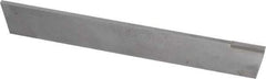 Made in USA - 1/8 Inch Wide x 7/8 Inch High x 6 Inch Long, Parallel Blade, Cutoff Blade - C2 Grade, Bright Finish - Exact Tool & Supply