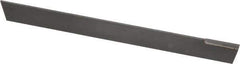 Made in USA - 1/16 Inch Wide x 1/2 Inch High x 4-1/2 Inch Long, Parallel Blade, Cutoff Blade - C6 Grade, Bright Finish - Exact Tool & Supply