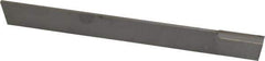 Made in USA - 3/32 Inch Wide x 1/2 Inch High x 4-1/2 Inch Long, Parallel Blade, Cutoff Blade - C6 Grade, Bright Finish - Exact Tool & Supply