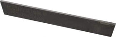 Made in USA - 1/8 Inch Wide x 7/8 Inch High x 6 Inch Long, Parallel Blade, Cutoff Blade - C6 Grade, Bright Finish - Exact Tool & Supply