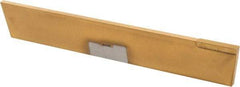 Made in USA - 1/8 Inch Wide x 3/4 Inch High x 5 Inch Long, Tapered Blade, Cutoff Blade - C6 Grade, TiN Coated - Exact Tool & Supply