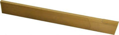 Made in USA - 5/32 Inch Wide x 3/4 Inch High x 5 Inch Long, Tapered Blade, Cutoff Blade - C6 Grade, TiN Coated - Exact Tool & Supply