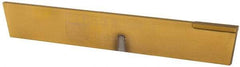 Made in USA - 3/16 Inch Wide x 7/8 Inch High x 6 Inch Long, Tapered Blade, Cutoff Blade - C6 Grade, TiN Coated - Exact Tool & Supply