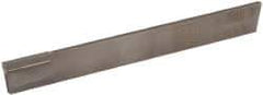 Made in USA - 1/8 Inch Wide x 1/2 Inch High x 4-1/2 Inch Long, Tapered Blade, Cutoff Blade - C6 Grade, Bright Finish - Exact Tool & Supply