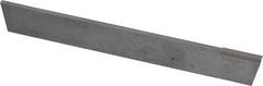 Made in USA - 1/8 Inch Wide x 11/16 Inch High x 4-5/16 Inch Long, Tapered Blade, Cutoff Blade - C6 Grade, Bright Finish - Exact Tool & Supply