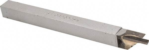 Accupro - 1/2 x 1/2" Shank, Cutoff & Grooving Single Point Tool Bit - RC-500080 - Exact Tool & Supply