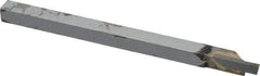 Accupro - 3/8 x 3/8" Shank, Cutoff & Grooving Single Point Tool Bit - LC-375100 - Exact Tool & Supply
