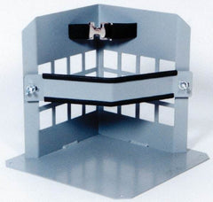 Made in USA - 16" Long x 16" Wide x 15" High, Gas Single Cylinder Floor Stand - Fits 4, 5, 6, 7, 8, 9, 10" Diameter Cylinders - Exact Tool & Supply