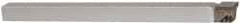 Accupro - 3/8 x 3/8" Shank, Square Nose Single Point Tool Bit - C-375, Grade Micrograin - Exact Tool & Supply