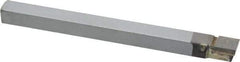 Accupro - 7/16 x 7/16" Shank, Square Nose Single Point Tool Bit - C-437, Grade Micrograin - Exact Tool & Supply