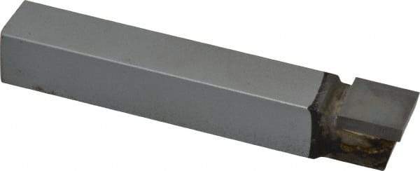 Accupro - 5/8 x 5/8" Shank, Square Nose Single Point Tool Bit - C-625, Grade Micrograin - Exact Tool & Supply