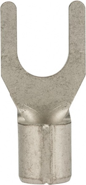 Ideal - #10 Stud, 12 to 10 AWG Compatible, Noninsulated, Crimp Connection, Standard Fork Terminal - Exact Tool & Supply