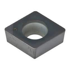Kennametal - CCGW32.52 S0415M Grade KB5625 PCBN Turning Insert - TiAlN Finish, 80° Diamond, 3/8" Inscr Circle, 5/32" Thick, 1/32" Corner Radius - Exact Tool & Supply