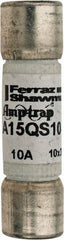 Ferraz Shawmut - 150 VAC/VDC, 10 Amp, Fast-Acting Semiconductor/High Speed Fuse - Clip Mount, 1-1/2" OAL, 100 at AC, 50 at DC kA Rating, 13/32" Diam - Exact Tool & Supply