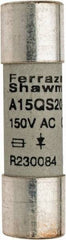 Ferraz Shawmut - 150 VAC/VDC, 20 Amp, Fast-Acting Semiconductor/High Speed Fuse - Clip Mount, 1-1/2" OAL, 100 at AC, 50 at DC kA Rating, 13/32" Diam - Exact Tool & Supply