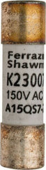 Ferraz Shawmut - 150 VAC/VDC, 7 Amp, Fast-Acting Semiconductor/High Speed Fuse - Clip Mount, 1-1/2" OAL, 100 at AC, 50 at DC kA Rating, 13/32" Diam - Exact Tool & Supply
