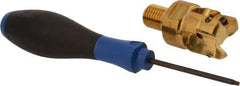 Seco - 1-1/4" Cutting Diam, Modular Connection Indexable Copy End Mill - 3 Inserts, XPKX 12 Insert, R217.97 Toolholder, Through Coolant - Exact Tool & Supply