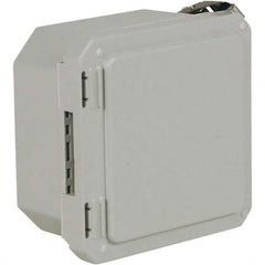 Wiegmann - NEMA 4X Fiberglass Standard Enclosure with Continuous Hinge Cover - Exact Tool & Supply