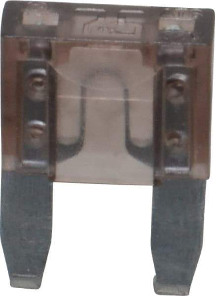 Ferraz Shawmut - 7.5 Amp, 32 VDC, Bussmann ATM-7-1/2, Fast Acting Automotive Fuse - 0.43" Long, Brown, Littlefuse 29707.5, Ferraz Shawmut AF2-7-1/2 PK5 - Exact Tool & Supply