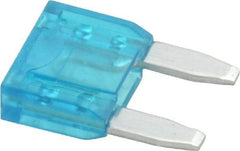 Ferraz Shawmut - 15 Amp, 32 VDC, Bussmann ATM-15, Fast Acting Automotive Fuse - 0.43" Long, Blue, Littlefuse 297015 - Exact Tool & Supply