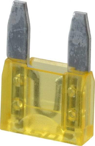 Ferraz Shawmut - 20 Amp, 32 VDC, Bussmann ATM-20, Fast Acting Automotive Fuse - 0.43" Long, Yellow, Littlefuse 297020 - Exact Tool & Supply