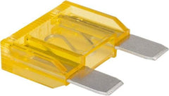 Ferraz Shawmut - 20 Amp, 32 VDC, Bussmann MAX-20, Time Delay Automotive Fuse - 1.15" Long, Yellow, Littlefuse 299020 - Exact Tool & Supply