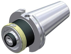 Kennametal - CAT40 Outside Taper, HSK63 Inside Taper, CAT to HSK Taper Adapter - 74.93mm Projection, 70.1mm Nose Diam, 143.26mm OAL, Through Coolant - Exact Tool & Supply
