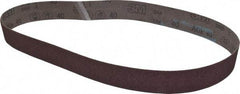 3M - 2" Wide x 48" OAL, 40 Grit, Aluminum Oxide Abrasive Belt - Aluminum Oxide, Coarse, Coated, X Weighted Cloth Backing, Series 341D - Exact Tool & Supply