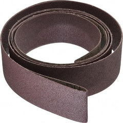 3M - 2" Wide x 132" OAL, 60 Grit, Aluminum Oxide Abrasive Belt - Aluminum Oxide, Medium, Coated, X Weighted Cloth Backing, Series 341D - Exact Tool & Supply
