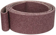 3M - 2" Wide x 132" OAL, 36 Grit, Aluminum Oxide Abrasive Belt - Aluminum Oxide, Very Coarse, Coated, X Weighted Cloth Backing, Series 341D - Exact Tool & Supply