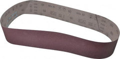 3M - 4" Wide x 60" OAL, 60 Grit, Aluminum Oxide Abrasive Belt - Aluminum Oxide, Medium, Coated, X Weighted Cloth Backing, Series 341D - Exact Tool & Supply