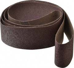 3M - 4" Wide x 132" OAL, 36 Grit, Aluminum Oxide Abrasive Belt - Aluminum Oxide, Very Coarse, Coated, X Weighted Cloth Backing, Series 341D - Exact Tool & Supply