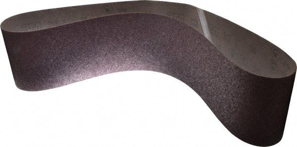 3M - 6" Wide x 60" OAL, 36 Grit, Aluminum Oxide Abrasive Belt - Aluminum Oxide, Very Coarse, Coated, X Weighted Cloth Backing, Series 341D - Exact Tool & Supply
